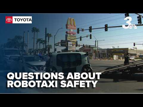 Zoox robotaxi crash on Las Vegas Strip raises questions about driverless safety