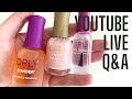 Doing my manicure w/Orly 'Rose Colored Glasses'/Bonder/Polishield