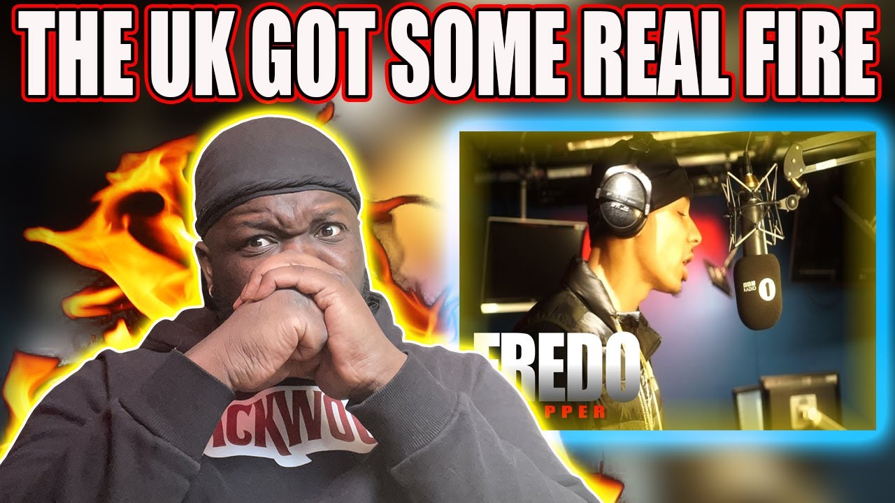 AMERICAN RAPPER REACTS TO | Fredo - Fire In The Booth (REACTION)