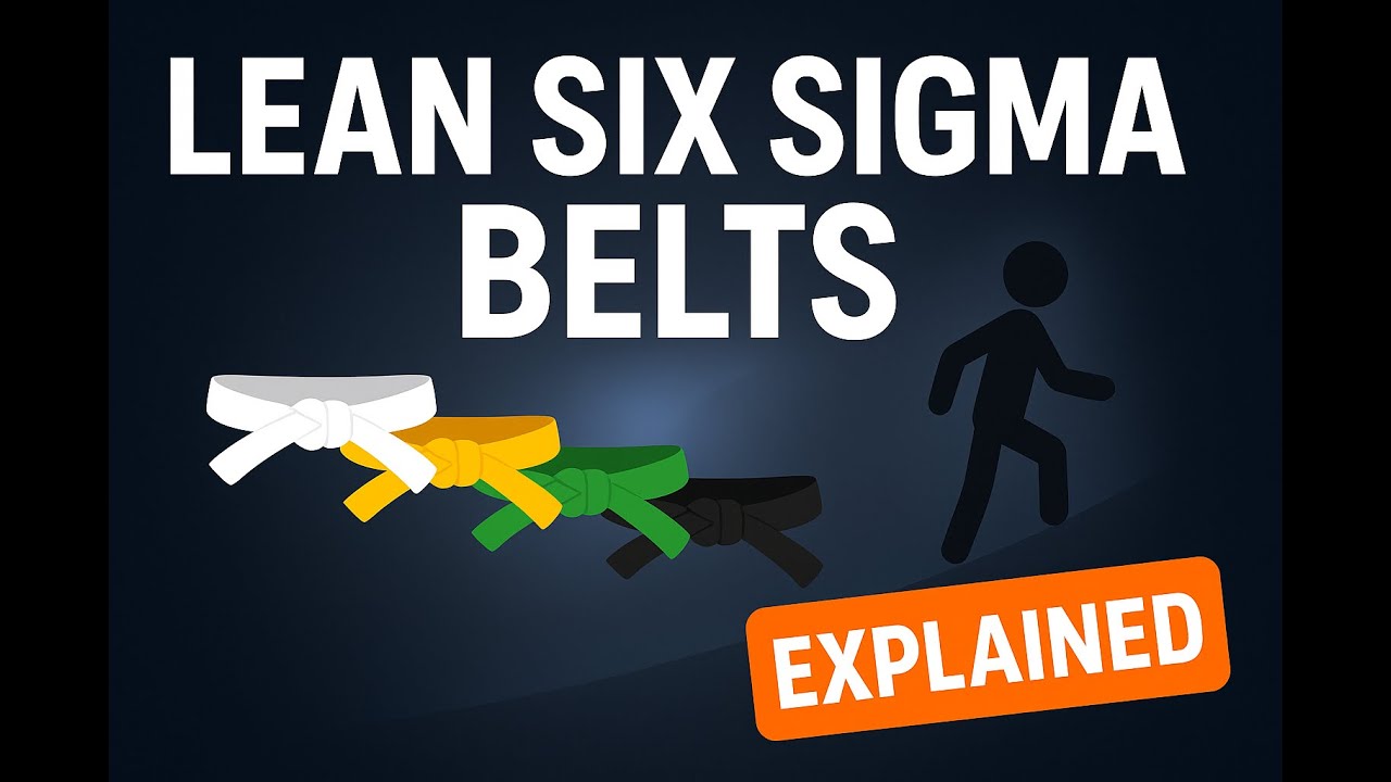 Lean Six Sigma Certification Belts Explained | White to Master Black ...
