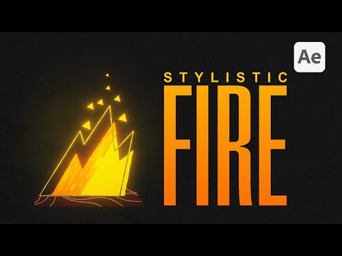 How To Make A Stylistic Fire Animation In After Effects | Tutorial