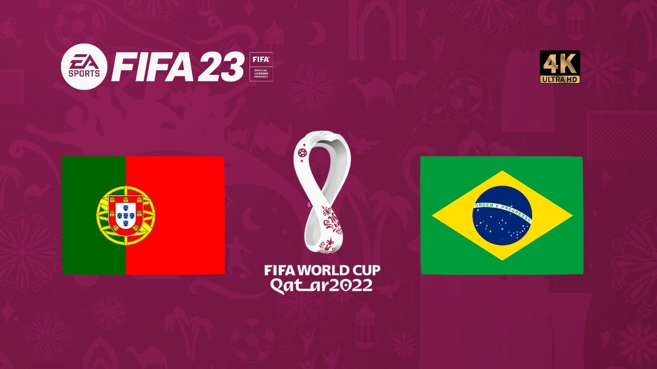 PORTUGAL x BRASIL - FINAL - Copa do Mundo 2022 - FIFA 22 