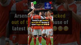 League win might RUIN Arsenal’s UCL chances 😳