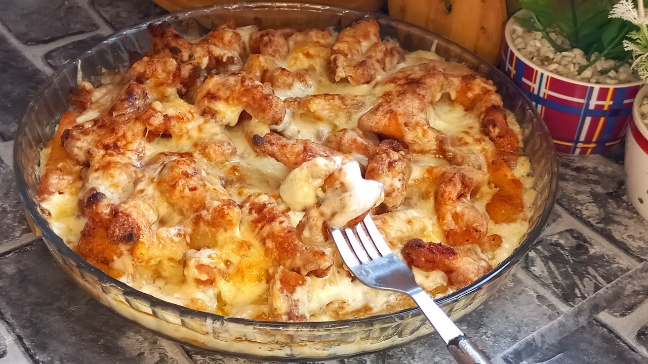 وجبة عشاء مدهشة سيعشقها أولادك/بستيشيوا بطريقة روعة 4kبنتها تهبل أحسن من المطاعم ماتشبعوش من لذتها😍😋