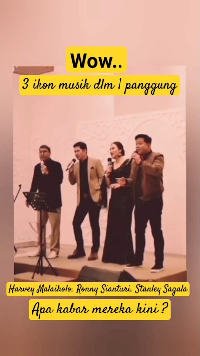 Download lagu WOW! 3 ikon musik dlm 1 panggung. Harvey Malaiholo Ronny Sianturi  Stanley Sagala. Apa kabar kini?