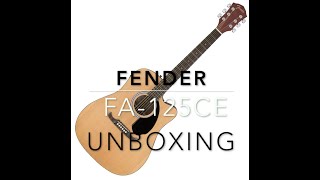 Fender FA 125CE unboxing