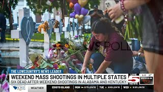 VIDEO: Mass shootings in multiple states over weekend