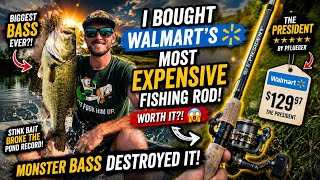 Best Walmart Fishing Pole! Reels in Monster Bass! 