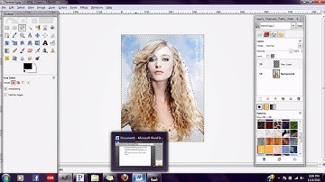 Gimp 2.6 Tutorial : Make your hair color rainbow!