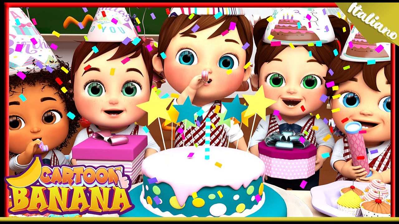 Banner Di Buon Compleanno Modello Giallo Cappello Di Compleanno Banner