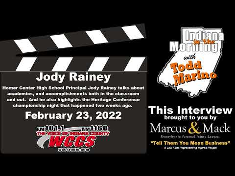 Indiana in the Morning Interview: Jody Rainey (2-23-22)