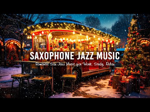 Sweet Saxophone Jazz Music in a Cozy Bar Ambiance ~ Romantic Sax Jazz Music for Work, Study, Relax