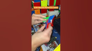 5.26 Second Pyraminx Solve #rubikscube #cubing #solving #pyraminx