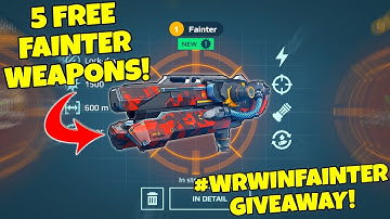 (Ended)FAINTER GIVEAWAY In War Robots! #WRwinFainter