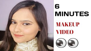 6 minutes makeup video |That cute girl