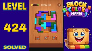 Block Color Mania – Level 424 | Fast & Clean Solution