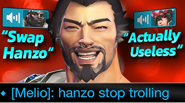 When you accidentally blame the WORLDS BEST HANZO