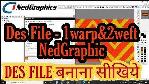 jacquerd design learning | Part 5 | how To create des file | डेस फाइल कैसे बनाएं |