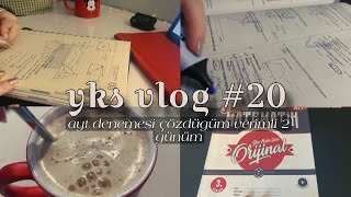 Yks Çalışma Günlüğüm Ayt Denemesi Çözdüğüm Bol Çalışmalı 2 Günüm