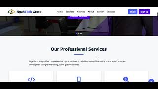 ngahtech Beautiful website