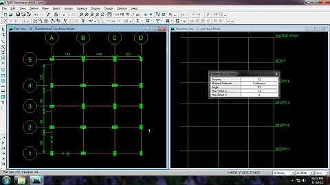 12 moving column when drawing ETABS