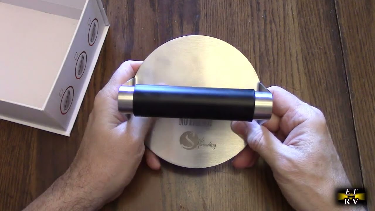 Simple Spreading Brand 5.5" Smash Burger Press Stainless Steel Hamburger/Meat Press