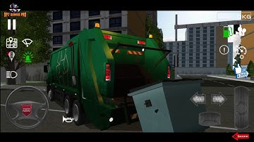 Trash Truck Simulator---Android IOS gameplay walkthrough