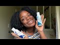 Impulsively dying my NATURAL HAIR blue during Quarantine | Au'Bry De'Nae