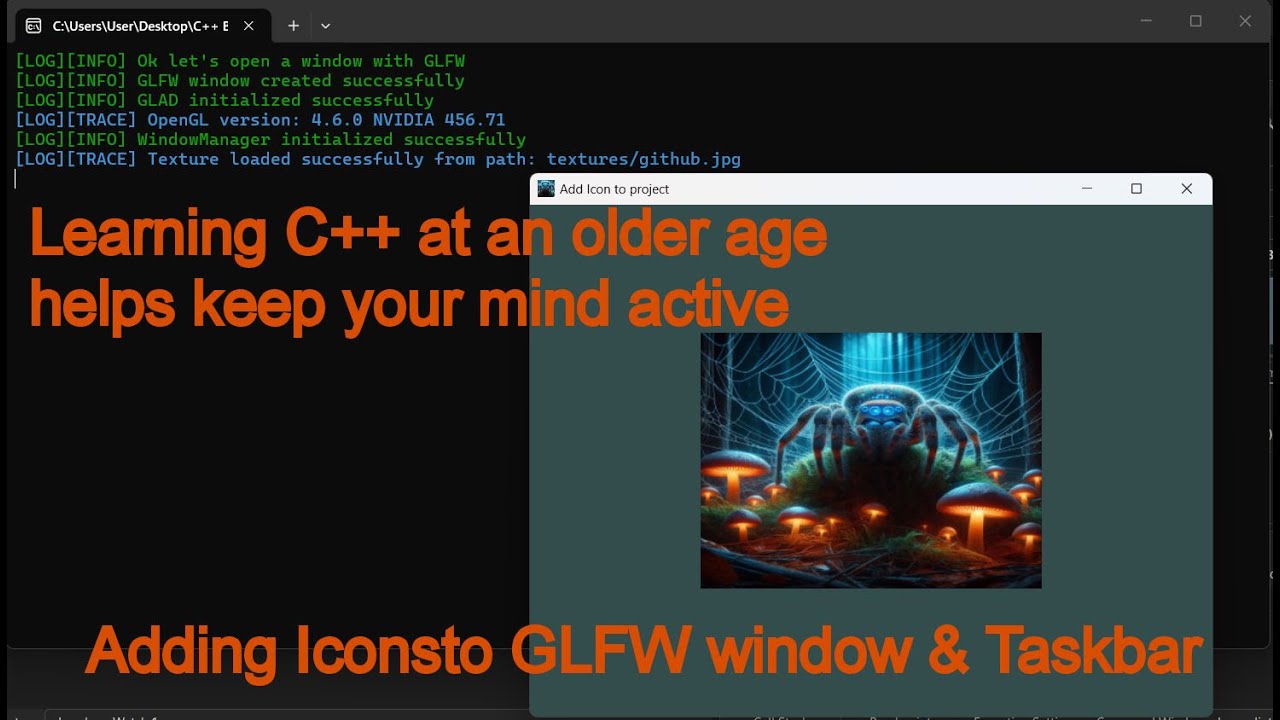 C++ & OpenGL for Beginners(Slow & Simple) Adding an Icon to the GLFW ...
