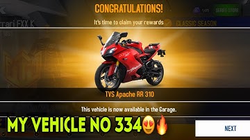 Asphalt 8, Claim Free TVS Apache RR 310 😍🔥