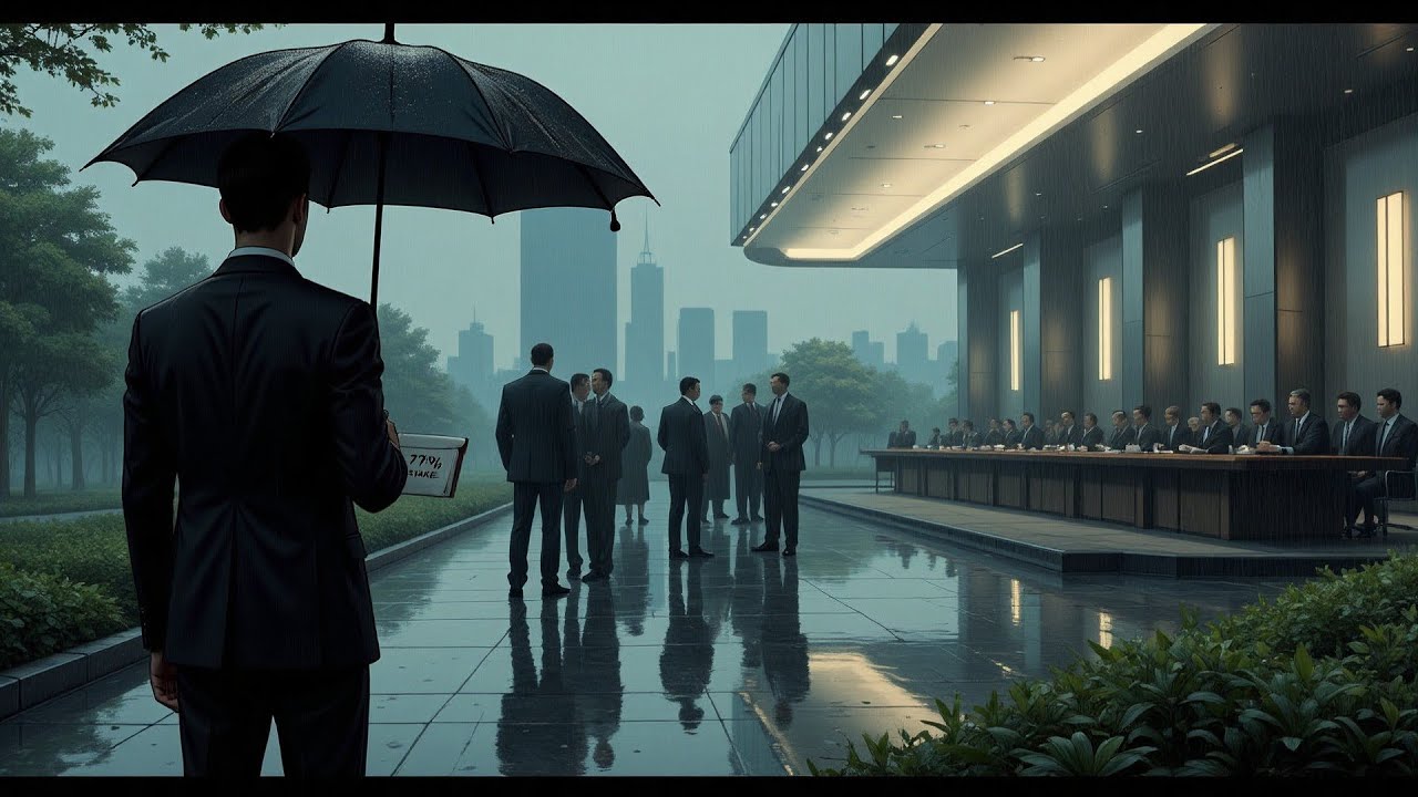 Después del funeral del director ejecutivo, no mencioné el 71% de las acciones que me dejó.