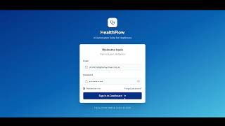 Healthcare Workflow Automation - Demo | Siglance.ai