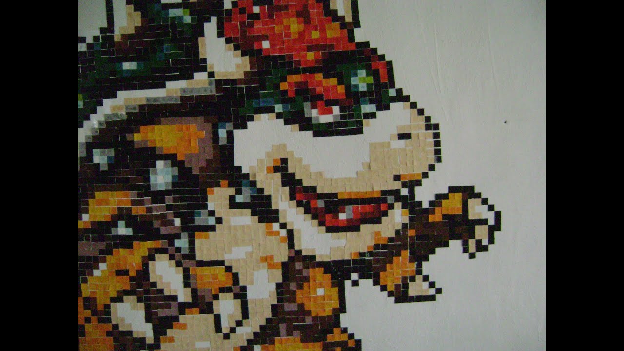 Bowser Pixel Art Templates