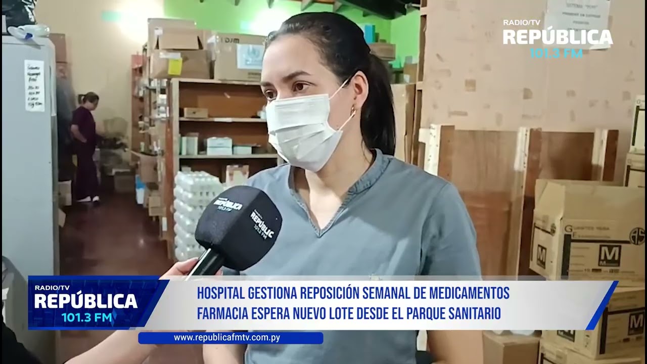 HOSPITAL REGIONAL GESTIONA REPOSICIÓN SEMANAL DE MEDICAMENTOS