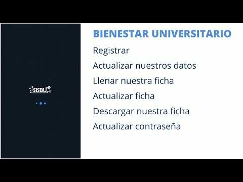 Registro en el Sistema de Bienestar Universitario SISBU 2022