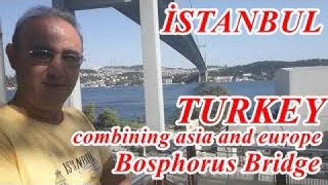 Istanbul Bosphorus Bridge iki kıtayı birleştiren inanılmaz güzellikteki köprü  beşiktaş