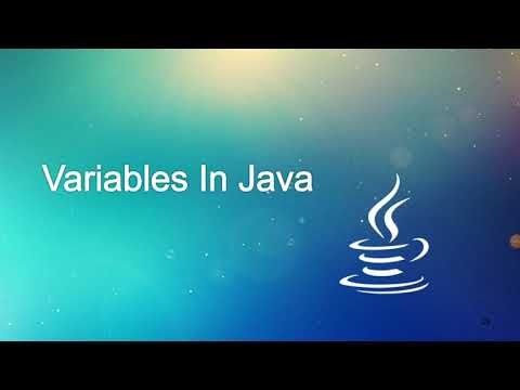 Variables in Java_OOPS_MODULE2_Lecture2 - YouTube