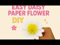 How to make Daisy flower with paper ,DIY 🌸 | Beautiful White Daisy Paper Flower Tutorial 