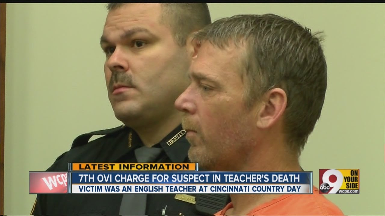 7th OVI charge for suspect in teacher's death