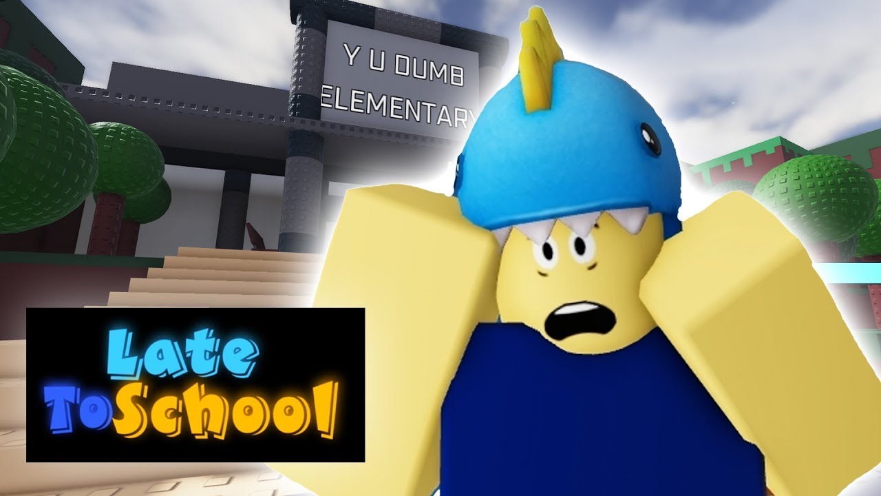 Late To Roblox School! (Roblox)