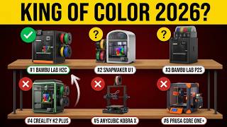 6 Best Multicolor 3D Printers in 2026 - #1 Is Not What You Think!