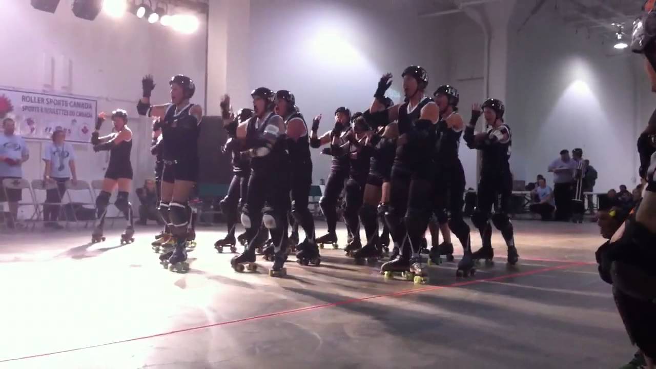 Team New Zealand roller derby haka YouTube