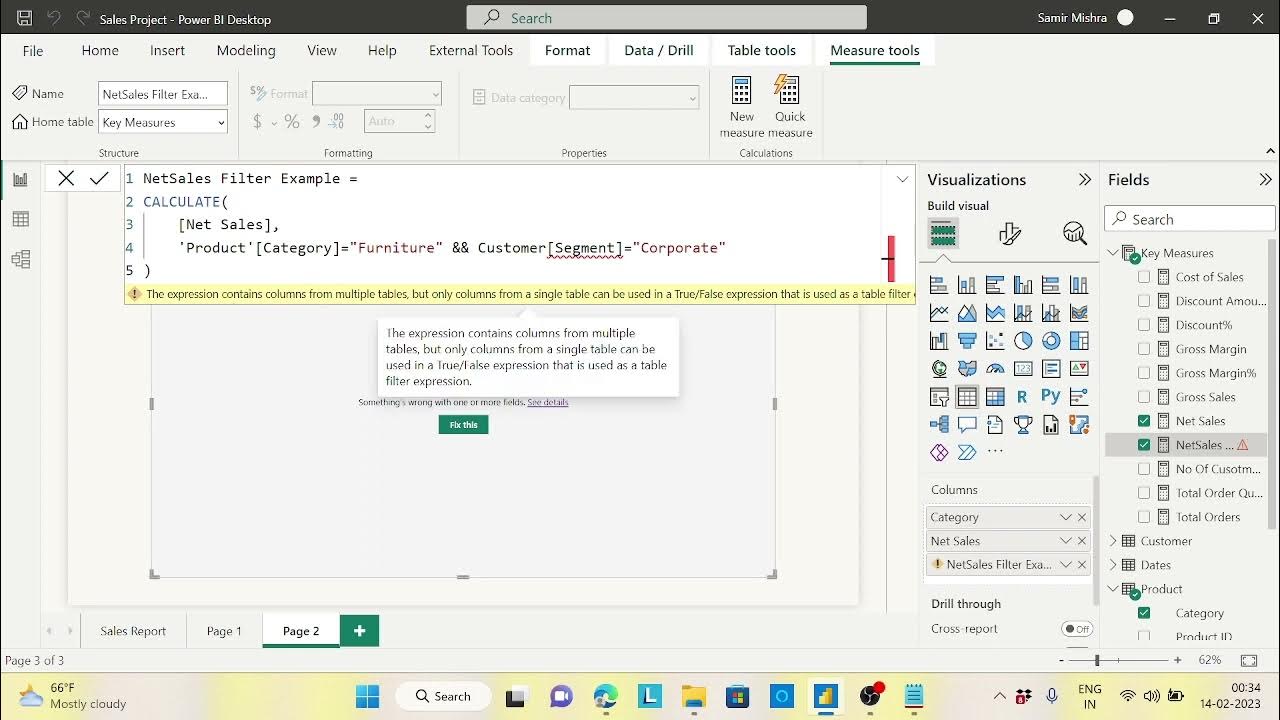 Scenario to Use Filter DAX Function YouTube