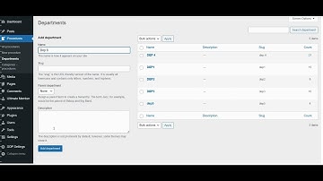 Zupría SOP  |  WP Plugin  |  How to create a department – method 1