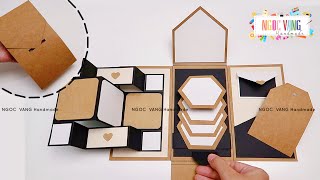 Scrapbook cổ điển dạng đứng (Vintage Scrapbook)  NGOC VANG Handmade