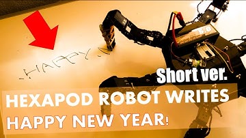 Spider robot celebrates the beginning of 2021 - Short ver.