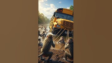 "When Monkeys Became Angels – Saving Sisters on a Rakhi Journey"🥺 #ai #monkey #bus #rakhi #shorts