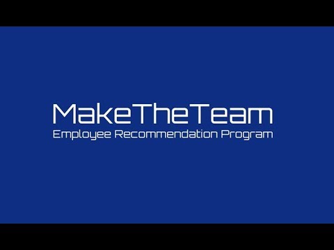 MakeTheTeam | Employee Recommendation Program
