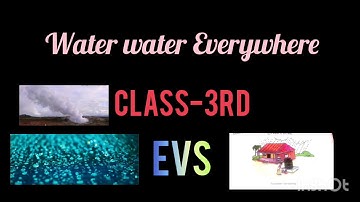 class 3rd #EVS#Mylestone#water cycle