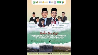 Peresmian Gedung Ji'Ronah Rumah Sakit Aisyiyah Bojonegoro 2025